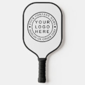Cirkel Business Company Logo, zwart en wit  Pickleball Paddle (Achterkant)