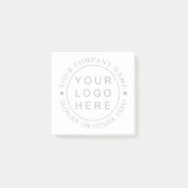 Cirkel Business Logo Custom Post-it® Notes (Voorkant)