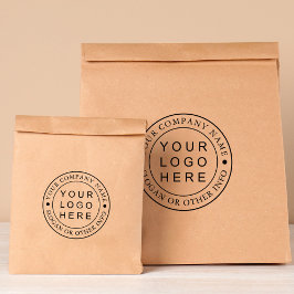 Cirkel Business Logo Custom Rubberstempel