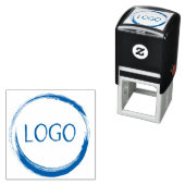 Cirkel Business Logo Promo Zelfinktende Stempel (In situ)