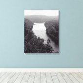 Cirkel Canvas Afdruk (Insitu (Houten vloer))