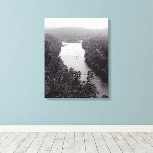 Cirkel Canvas Afdruk (Insitu (Houten vloer))