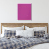Cirkel Canvas Afdruk (Insitu (Slaapkamer))