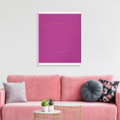 Cirkel Canvas Afdruk (Insitu (Woonkamer))