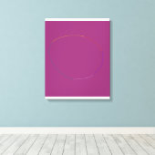 Cirkel Canvas Afdruk (Insitu (Houten vloer))