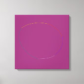 Cirkel Canvas Afdruk (Voorkant)