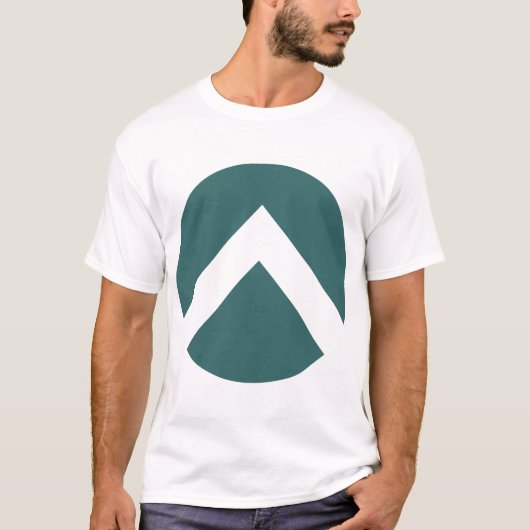 Cirkel Chevron Pijl T-shirt (Voorkant)