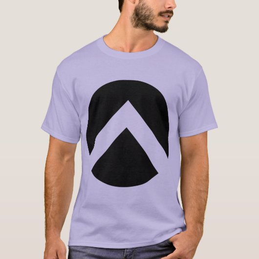 Cirkel Chevron Pijl T-shirt (Voorkant)