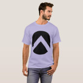 Cirkel Chevron Pijl T-shirt (Voorkant volledig)