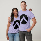 Cirkel Chevron Pijl T-shirt (Unisex)