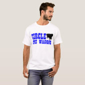 Cirkel de wagens t-shirt (Voorkant volledig)