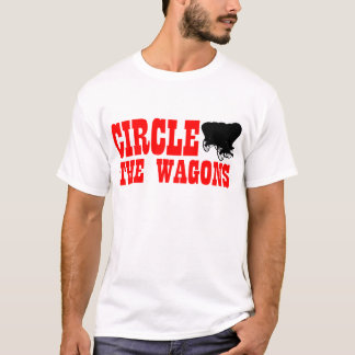 Cirkel de wagens t-shirt