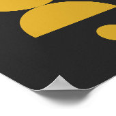 Cirkel Die Cut Art Poster (Hoek)