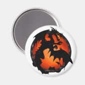 Cirkel Dragon Magnet (Voorkant / Achterkant)