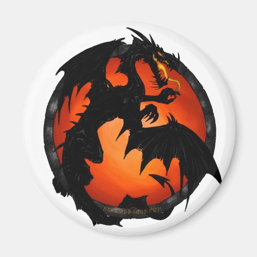 Cirkel Dragon Magnet (Voorkant)