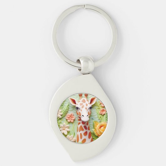 Cirkel (eenzijdig) sleutelhanger (Voorkant)