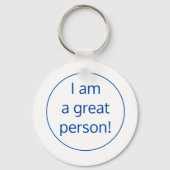 Cirkel en hart: zelfbevestigend sleutelhanger (Achterkant)