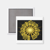 cirkel en ster magneet (Voorkant / Achterkant)