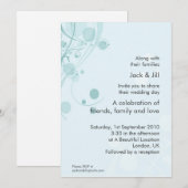 Cirkel en Swirl (blauw) 5x7 Kaart (Voorkant / Achterkant)