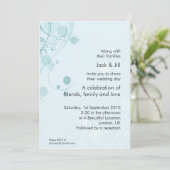 Cirkel en Werveling (blauw) 5x7 Kaart (Staand voorkant)