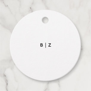 Cirkel Favor Tags Bedankjes Labels