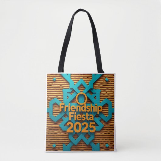 Cirkel Fiesta Tote Bag (Voorkant)