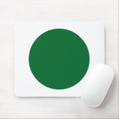 Cirkel - Forest Green en White Muismat (Met muis)