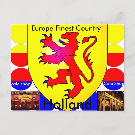 Cirkel Foto Briefkaart - holland (Voorkant)