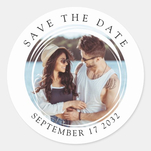 Cirkel foto sparen de zegel van de envelop van de  (Voorkant)