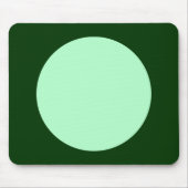 Cirkel - Ghost Green en DK Green Muismat (Voorkant)