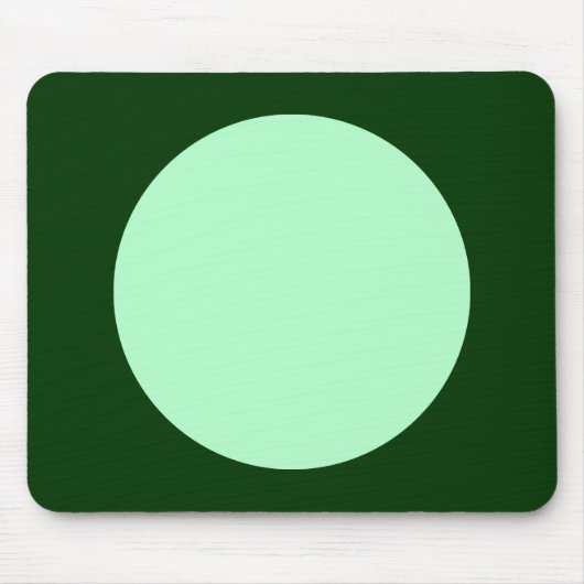 Cirkel - Ghost Green en DK Green Muismat (Voorkant)