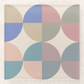 cirkel glazen onderzetter (Voorkant)