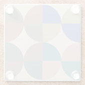 cirkel glazen onderzetter (Achterkant)