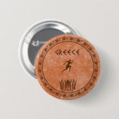 cirkel Grieks ontwerp Ronde Button 5,7 Cm (Voorkant /achterkant)