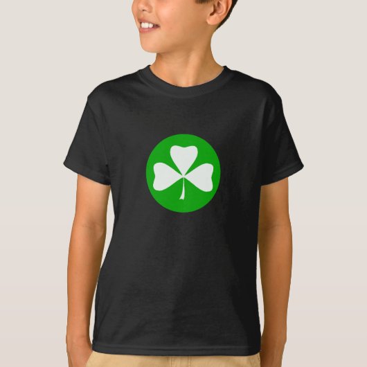 Cirkel Groene Omvergooien Wit T-shirt (Voorkant)
