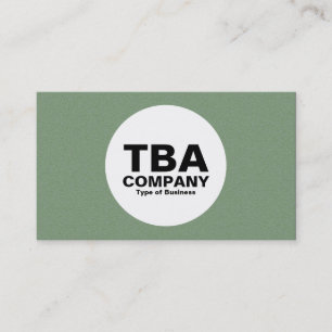 Cirkel - groene textuur visitekaartje