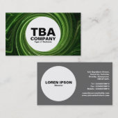 Cirkel - groene wervelkolom visitekaartje (Voorkant / Achterkant)