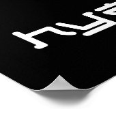 Cirkel H Poster (Hoek)