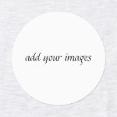 Cirkel IJzeron Label (1") (Design 1)