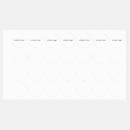 Cirkel IJzeron Label (1")