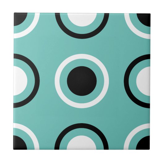 Cirkel in cirkel tegeltje (Voorkant)