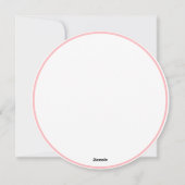 Cirkel kerstkaart (Achterkant)