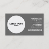 Cirkel - Kleur Halftone Patroon Visitekaartje (Achterkant)