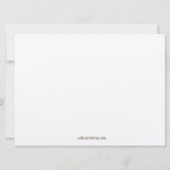 Cirkel Leaf verlaat bruine Rings Wedding Uitnodigi Kaart (Achterkant)