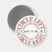 Cirkel links, cirkelrechts magneet (Voorkant / Achterkant)