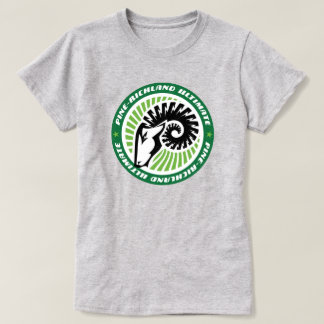 Cirkel Logo op Lt Grey T-shirt