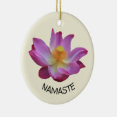 Cirkel Lotus Namaste Yoga Keramisch Ornament (Rechts)