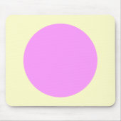 Cirkel - Lt Violet en Bleek geel Muismat (Voorkant)