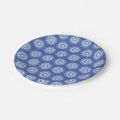 Cirkel Mandala Patroon Papieren Bordje (Gekanteld)