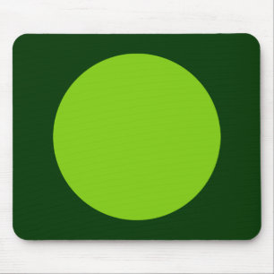 Cirkel - Martian Green en DK Green Muismat